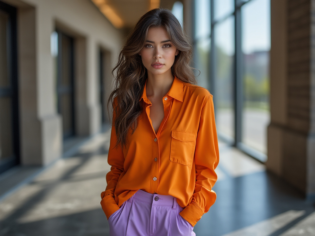 Orange & Lilac