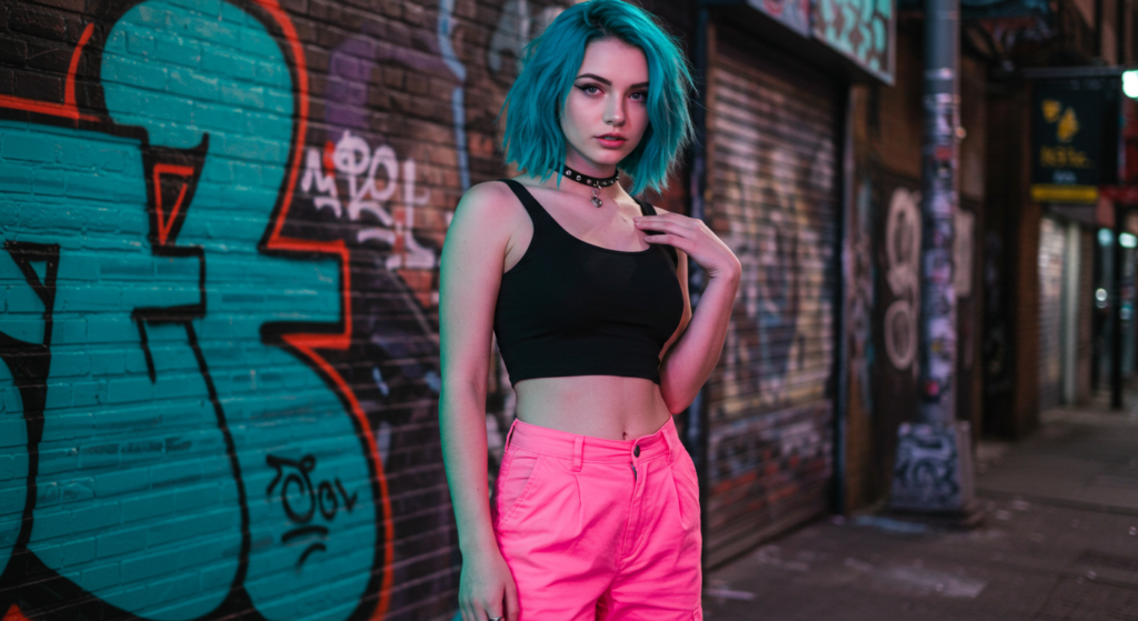 Baggy Pants Colors Pop of Color