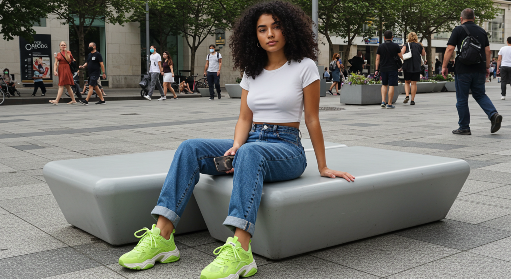 Color Pop Footwear Casual and Street Style Looks