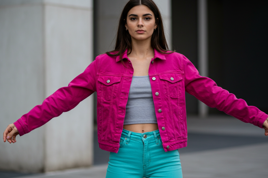 Colorful Jackets Over Classic Jeans