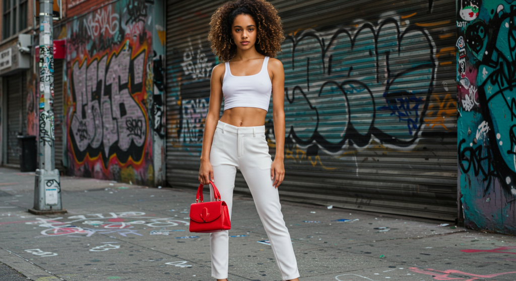 The Versatility of White in Wardrobe Combining White with Bold Colors