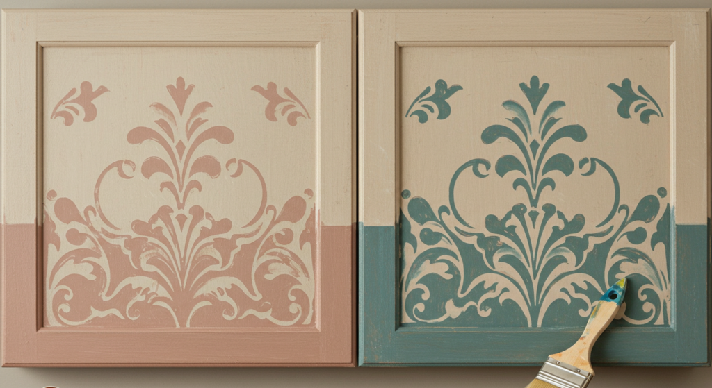 Colorful Cabinets Bold Hues to Spice Up Your Kitchen Patterned and Painted Motifs