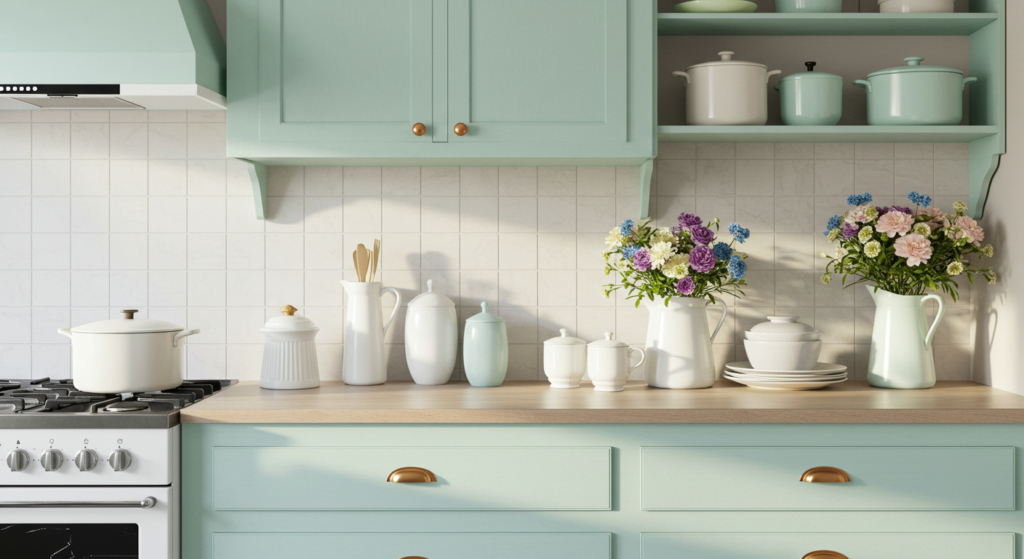 Colorful Cabinets Bold Hues to Spice Up Your Kitchen Soft Pastels for a Gentle Pop