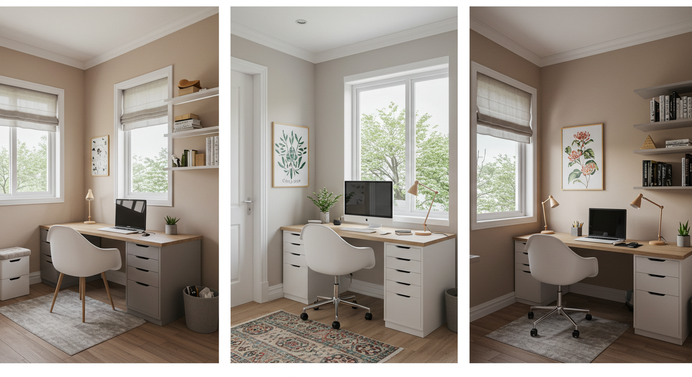 Polished & Professional: Home Office Color Schemes for Productivity ...