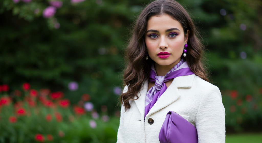 Layering With Color Jackets, Scarves, and Accessories Contrast and Complement
