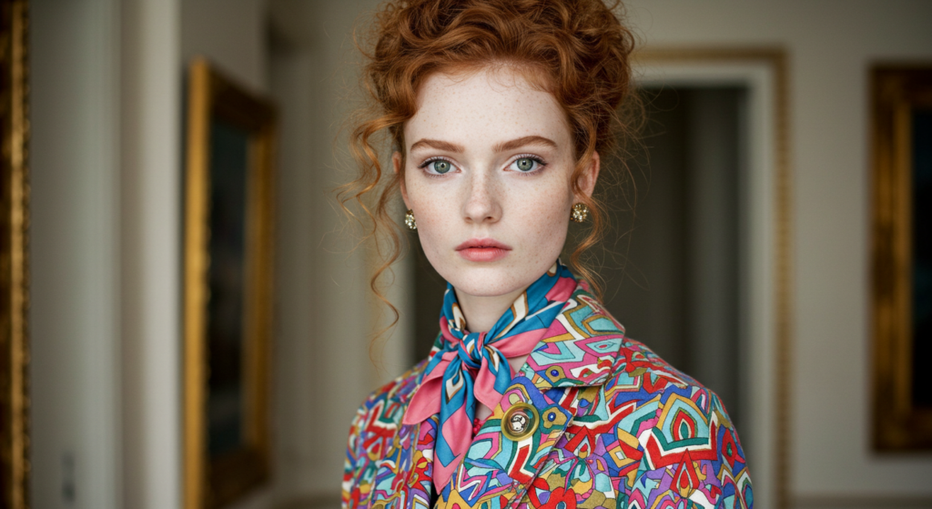 Layering With Color Jackets, Scarves, and Accessories Patterns and Prints