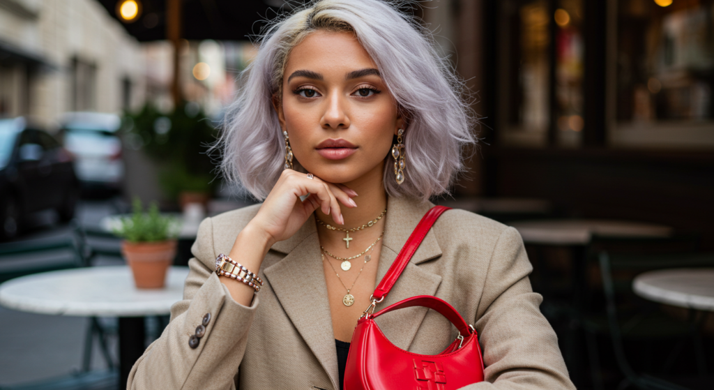Layering With Color Jackets, Scarves, and Accessories Styling with Accessories