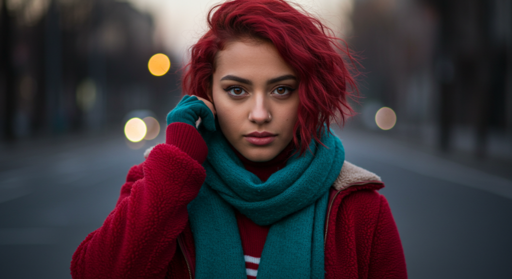 Layering With Color Jackets, Scarves, and Accessories Warm and Cool Combinations