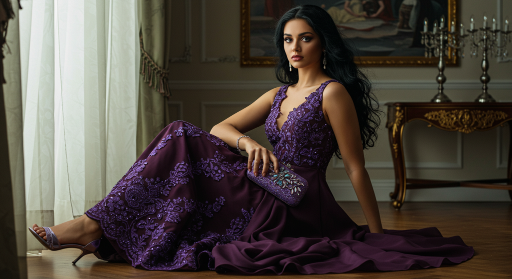 Luxury Accessories Colors Regal Purple Accents