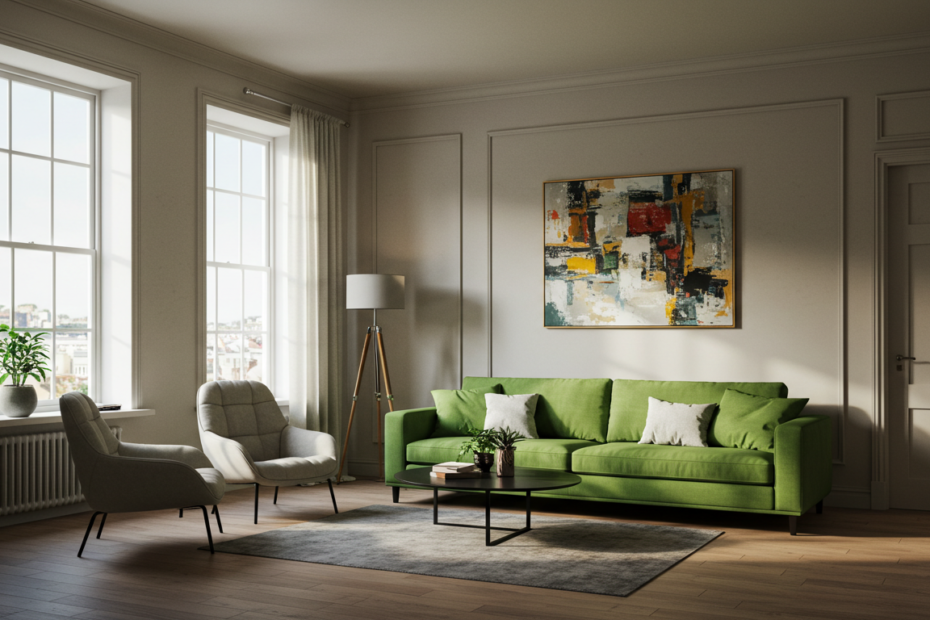 Making a Statement Using Bold Decor Pieces in Neutral Rooms