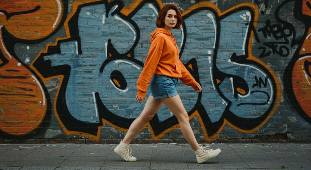 Tangerine Enthusiasm, Creativity, or Overstimulation Tangerine in Casual Wear