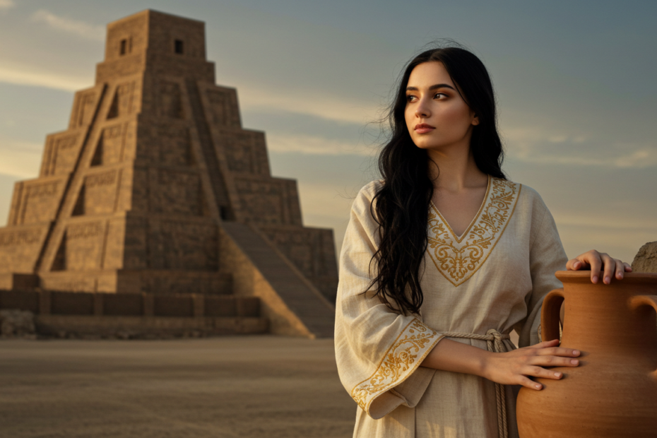 The Colors of Ancient Babylon Ziggurat Fashion