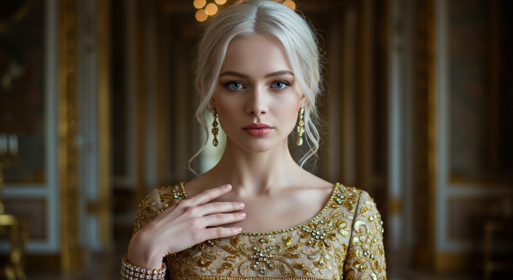 Traditional Russian Fashion Colors Gold A Symbol of Royalty