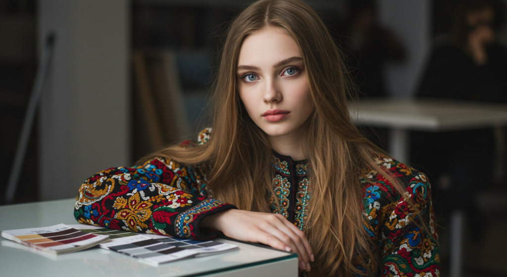 Traditional Russian Fashion Colors Table