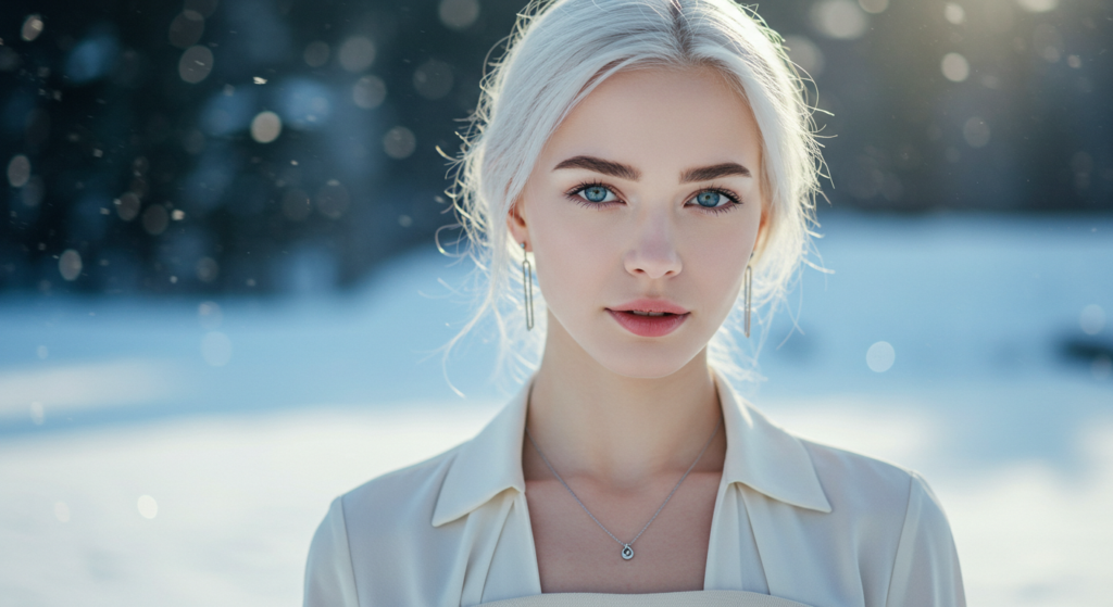 Traditional Russian Fashion Colors White and Cream Subtle, Crisp, and Graceful