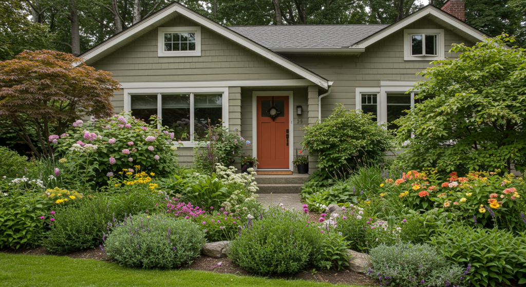 How to Choose the Perfect Exterior Color for Your Home Blend With Landscaping