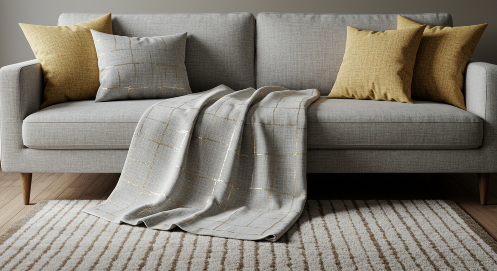 Incorporating Metallic Accents into Your Home’s Color Scheme Combining Fabric and Metallic Accents