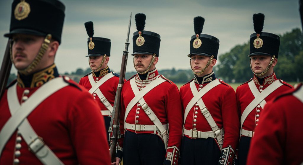The Napoleonic Wars British Forces Contrasting Red