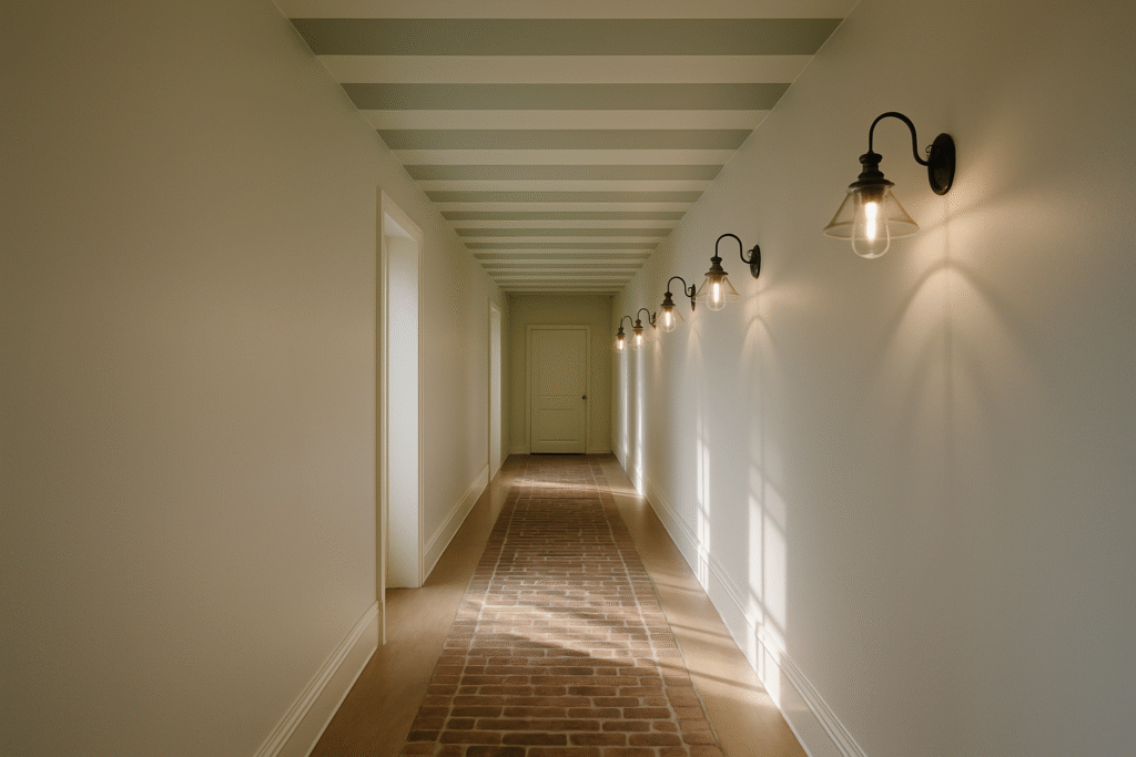 Ceiling Statements Painting the Fifth Wall for a Unique Look Stripes and Lines