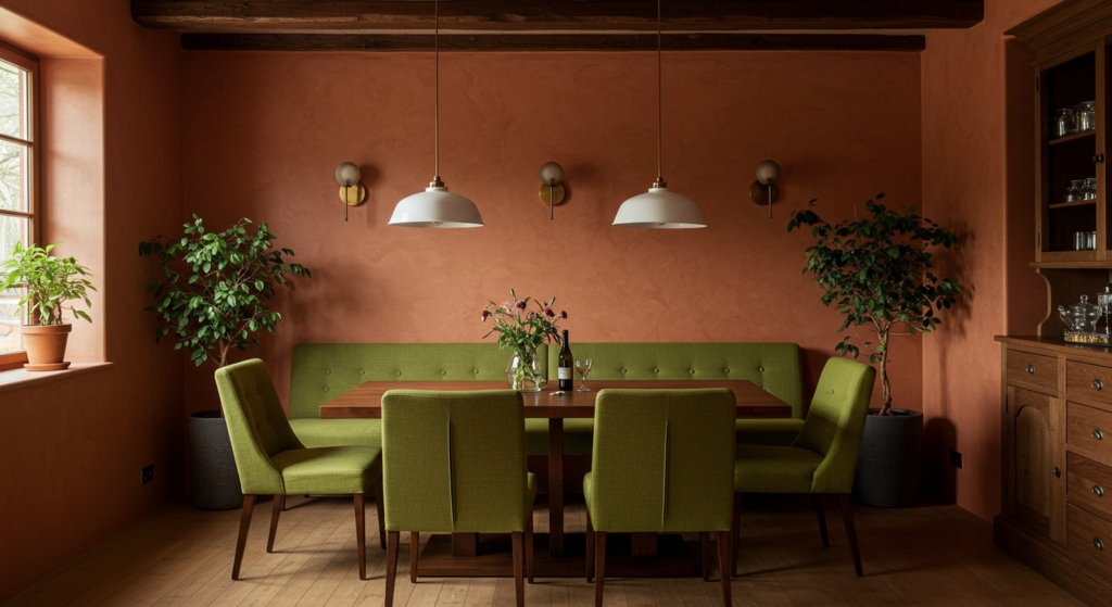 Choosing the Right Color for Your Dining Room Earthy Color Approaches