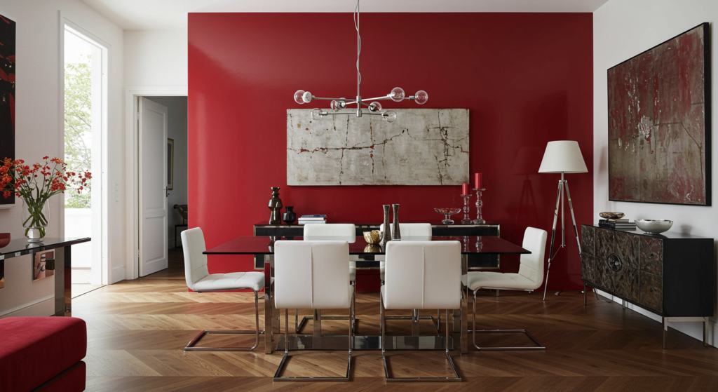 Choosing the Right Color for Your Dining Room Sleek and Contemporary