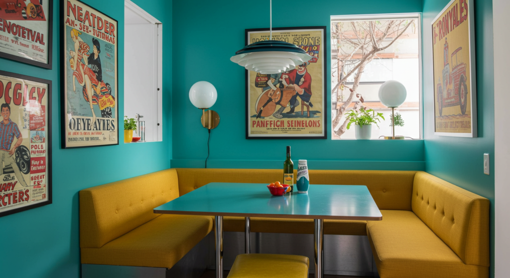 Choosing the Right Color for Your Dining Room Vintage and Retro Twists
