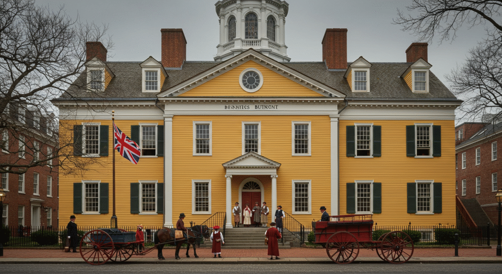 Colonial American Colors Ochre Yellow