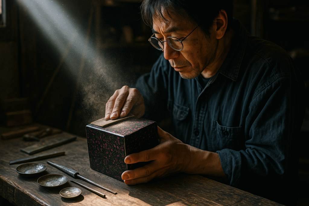 Japan’s Palette of Tradition Craftsmanship Lacquer & Inlay