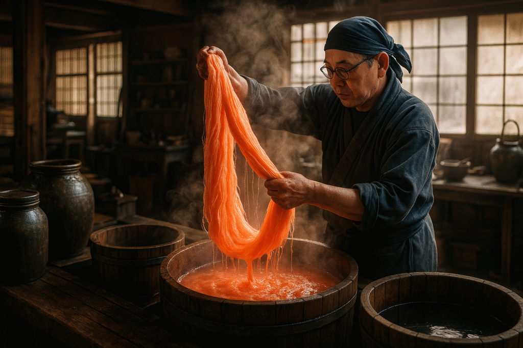 Japan’s Palette of Tradition Sakura Pink Pigments and Textiles