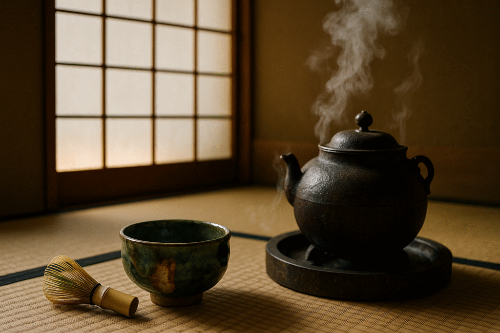 Japan’s Palette of Tradition Verdant Green Tea Utensils