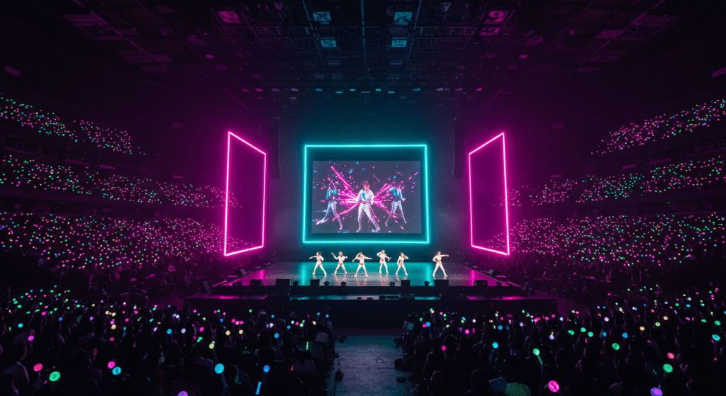 South Korea’s Modern Palette Neon in K‑Pop Visuals