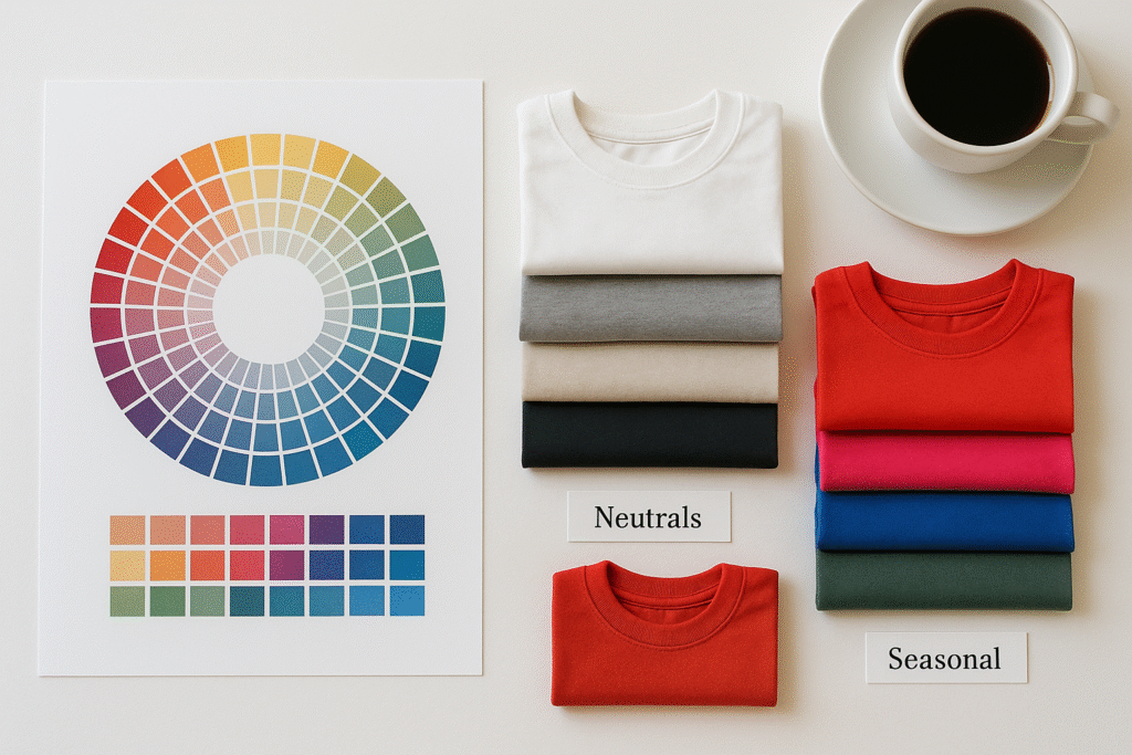 T Shirt Colors That Instantly Upgrade Your Wardrobe Summary Table