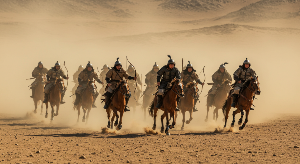 The Mongol Empire Expansion Across Asia