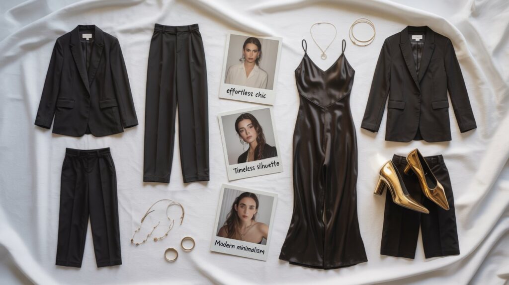 Gilded Midnight A Complete Black and Gold Fashion Guide for Women Building a Capsule Wardrobe