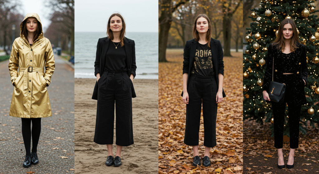 Gilded Midnight A Complete Black and Gold Fashion Guide for Women Seasonal Adaptations