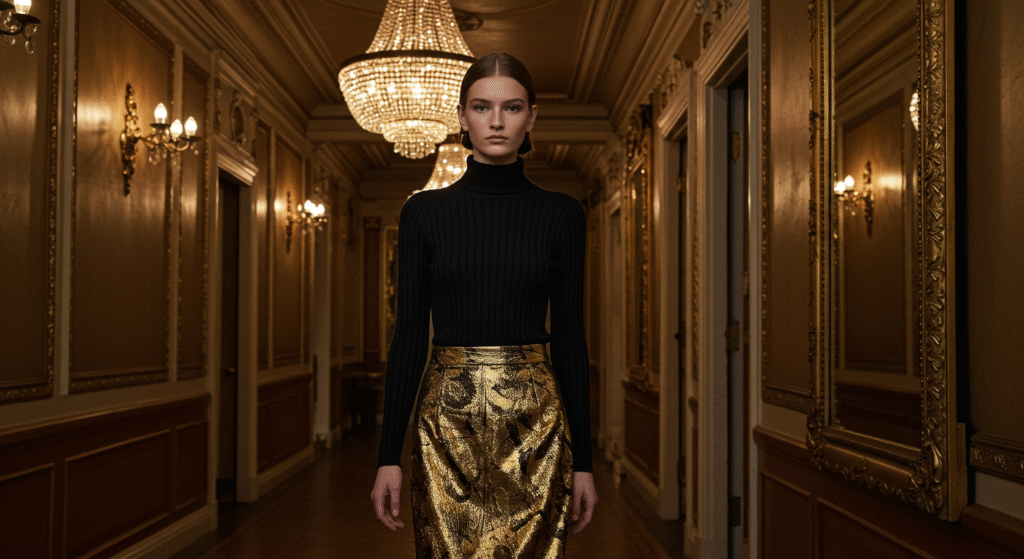 Gilded Midnight A Complete Black and Gold Fashion Guide for Women Styling for the Camera and Real Life