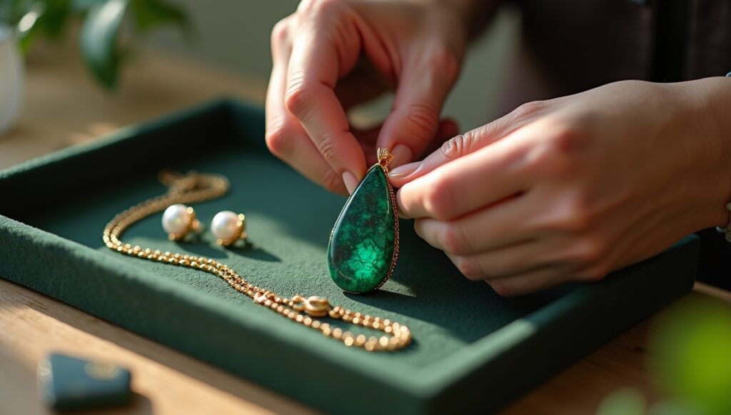 Mastering Green and Gold Style Accessory Layering Secrets