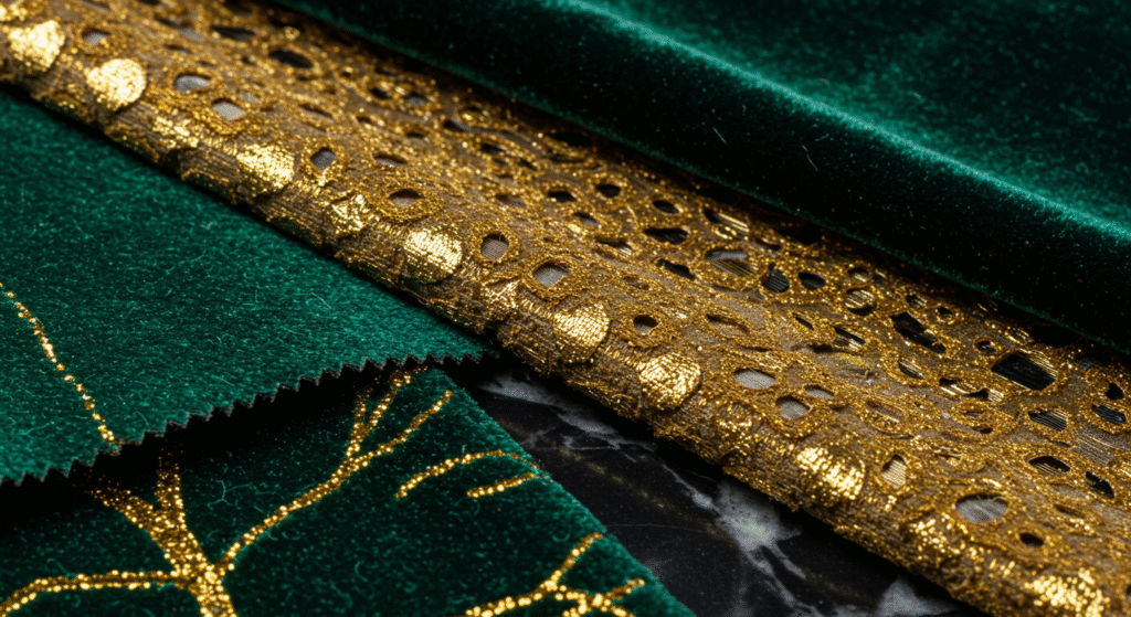 Mastering Green and Gold Style Texture, Print, and Pattern Play