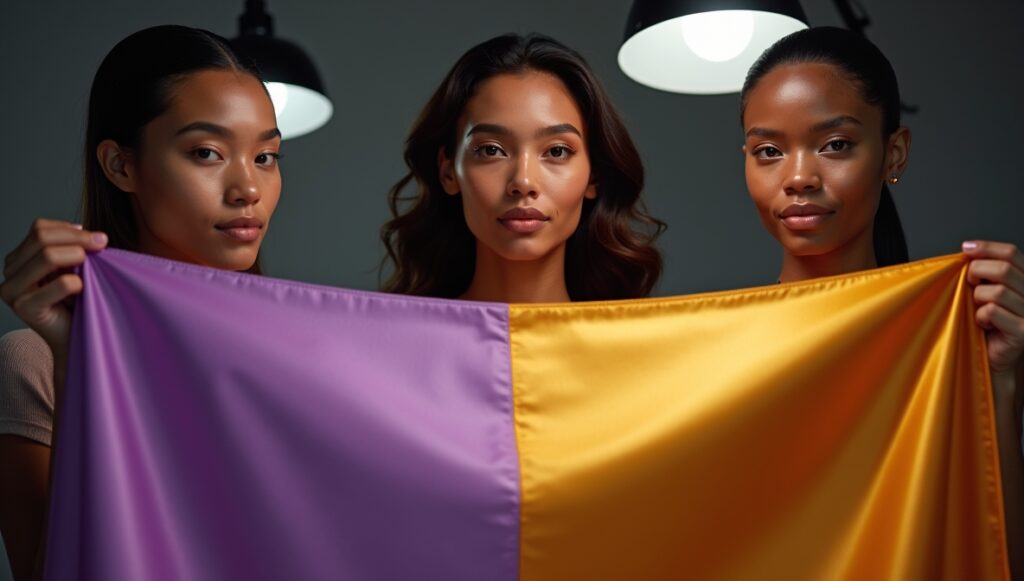 Regal Radiance How to Wear Purple and Gold Picking Your Best Shades