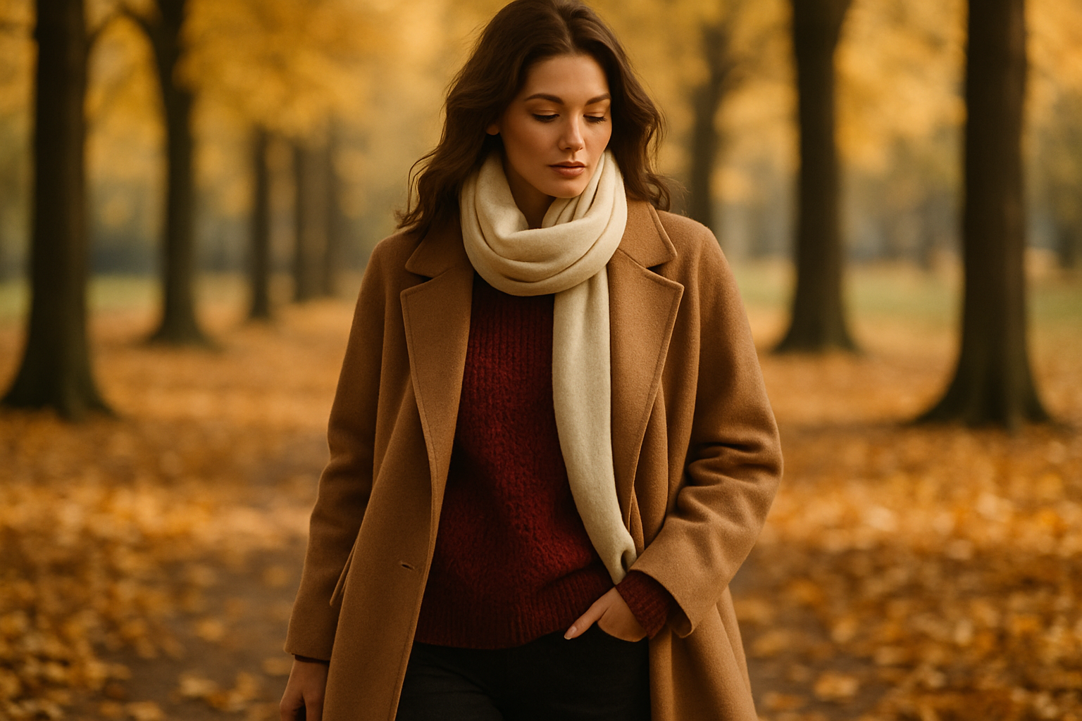 Cranberry Camel Flat Lay