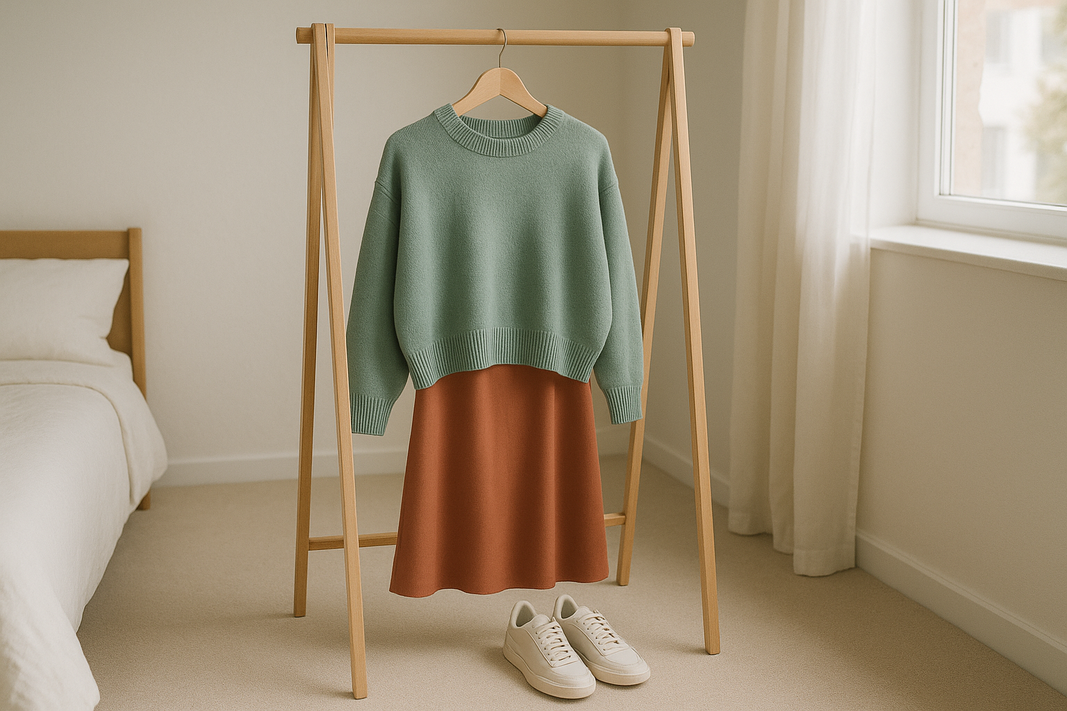 Seafoam and terracotta lifestyle styling